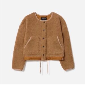 Everlane the renew teddy liner jacket size M